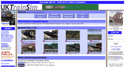 Desktop Screenshot of members.uktrainsim.com