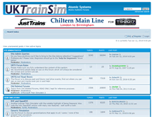 Tablet Screenshot of forums.uktrainsim.com